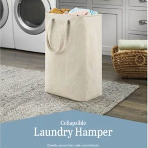 Collapsible Canvas Laundry Hamper